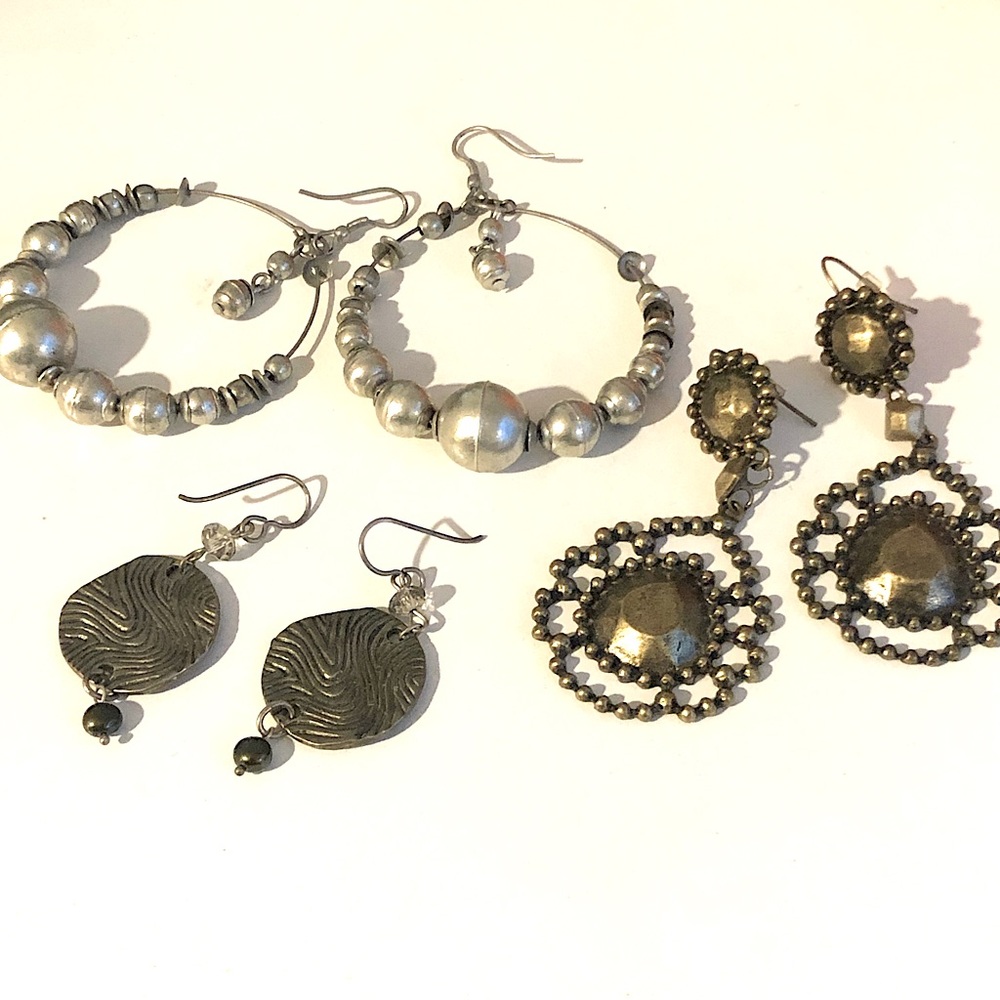 Metallic ✨ Statement Earring Bundle